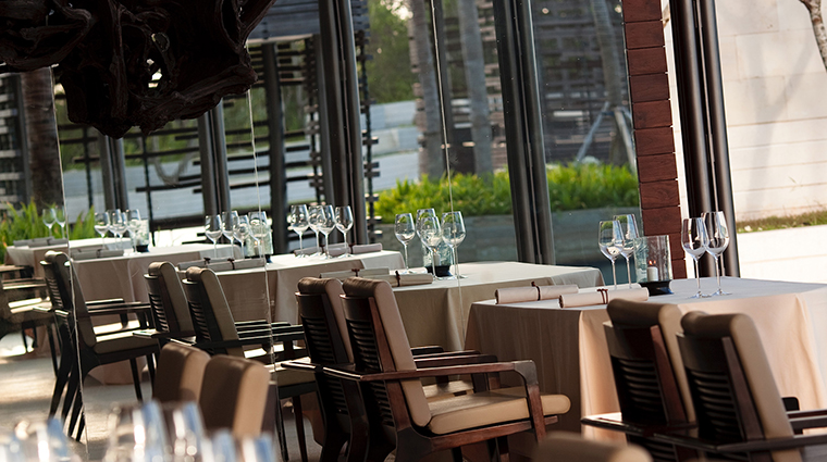 Alila Vilas Uluwatu Cire Dining closeup