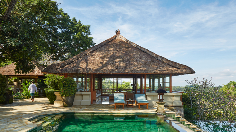 amandari villa exterior pool