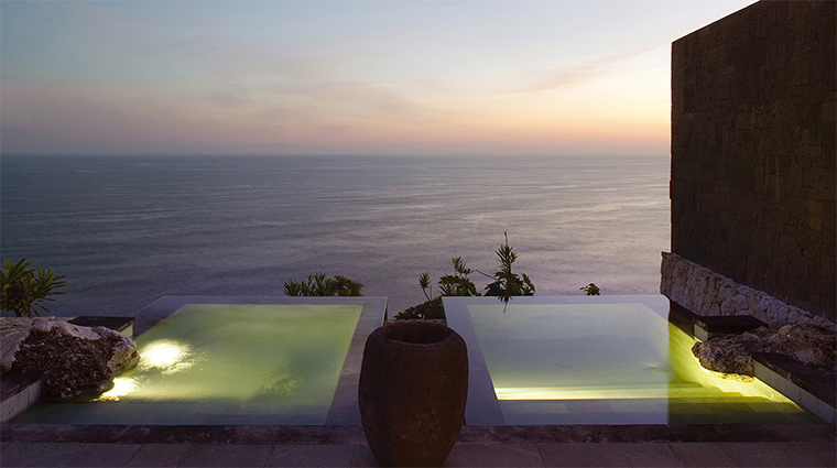 bulgari resort bali hot cold plunge pool