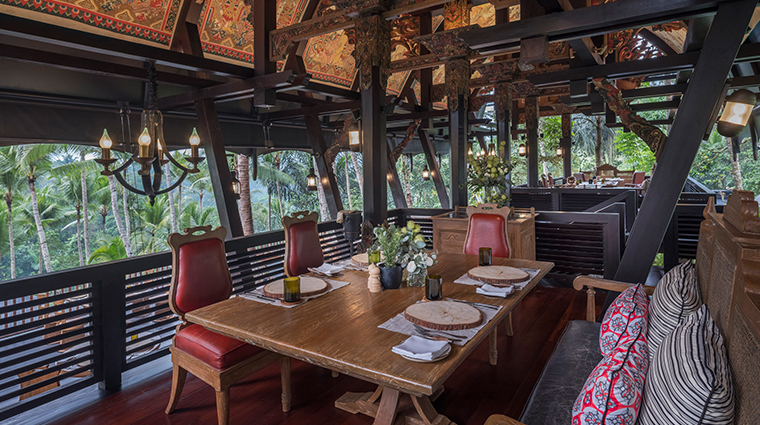 capella ubud bali Mads Lange Restaurant Upper Deck