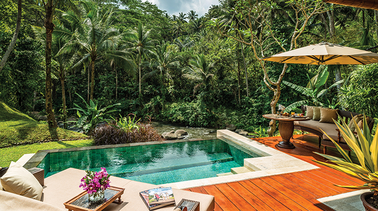 four seasons resort bali at sayan villa plunge pool