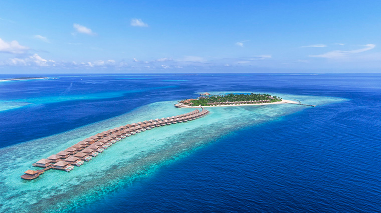 hurawalhi island resort aerial