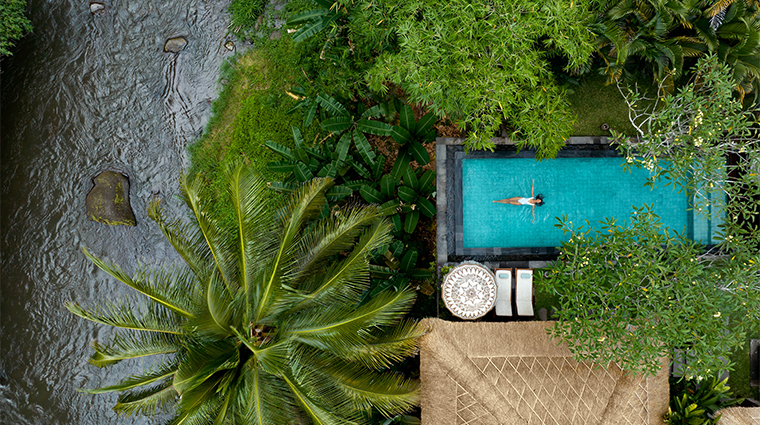 mandapa a ritz carlton reserve one bedroom river front pool villa view