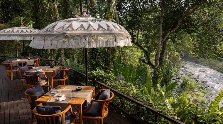 mandapa a ritz carlton reserve sawah terrace dining