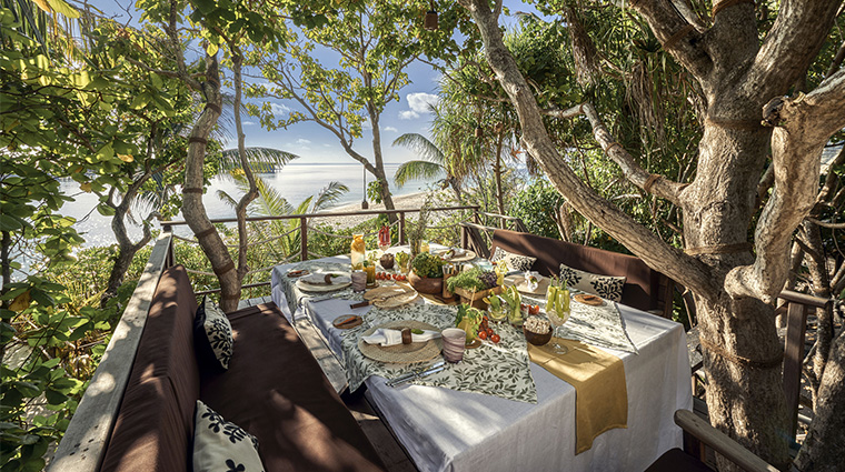 park hyatt maldives hadahaa Chefs Garden Treehouse Table