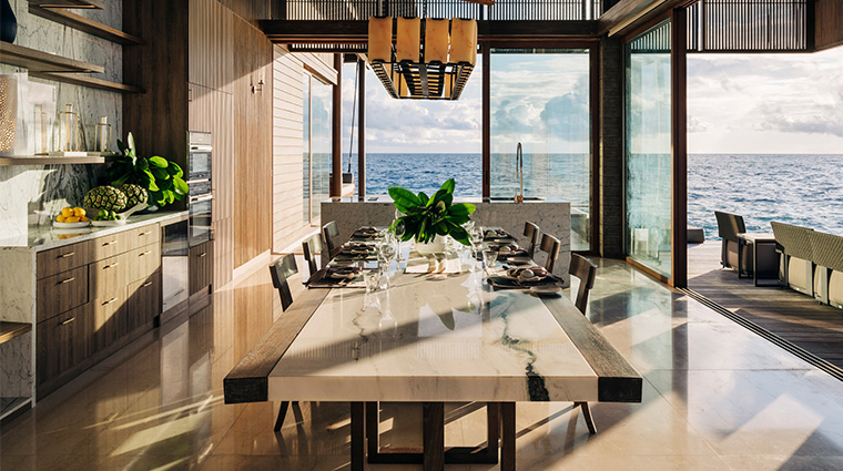 park hyatt maldives hadahaa KIAALI RESIDENCE DINING AREA