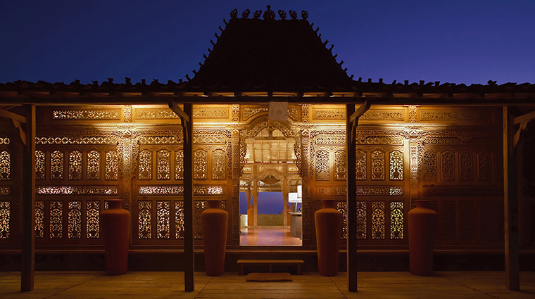 the bulgari spa bali spa exterior entrance