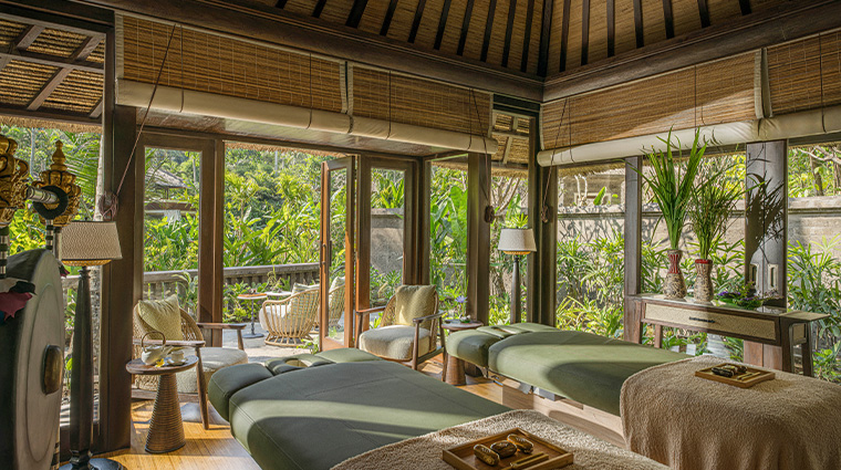 the sacred river spa at sayan couples treatment