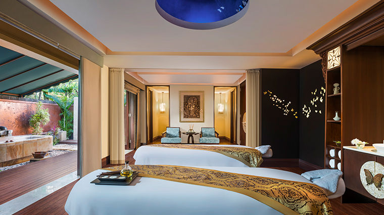 the st regis bali resort new spa treatment room