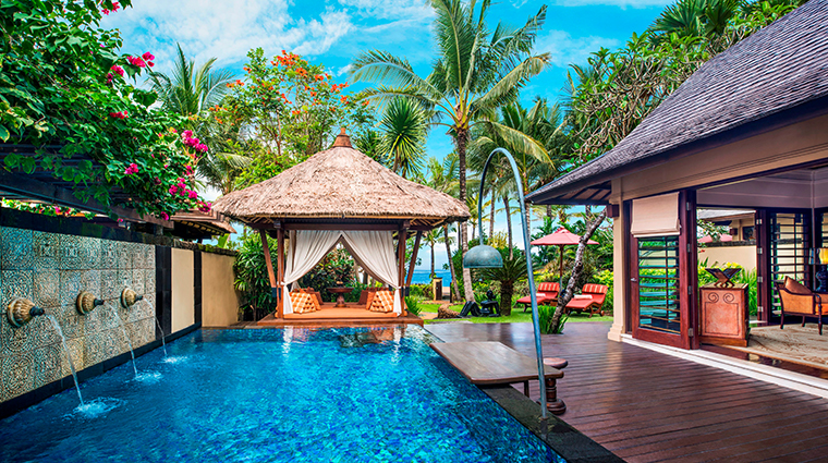 the st regis bali resort Strand Villa pool