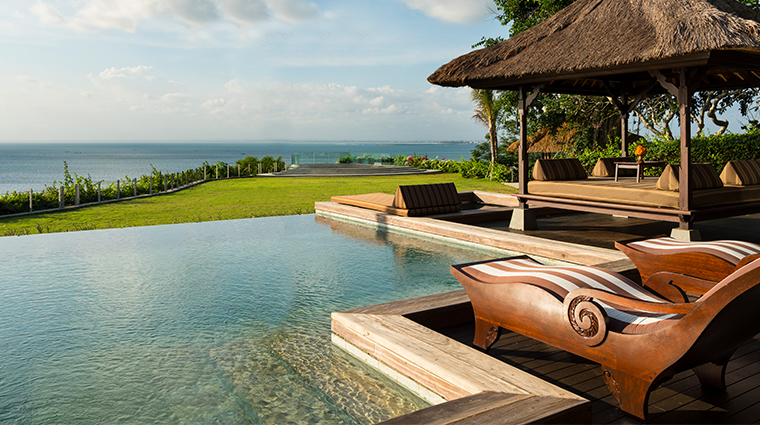 the villas at ayana resort bali pool and gazebo