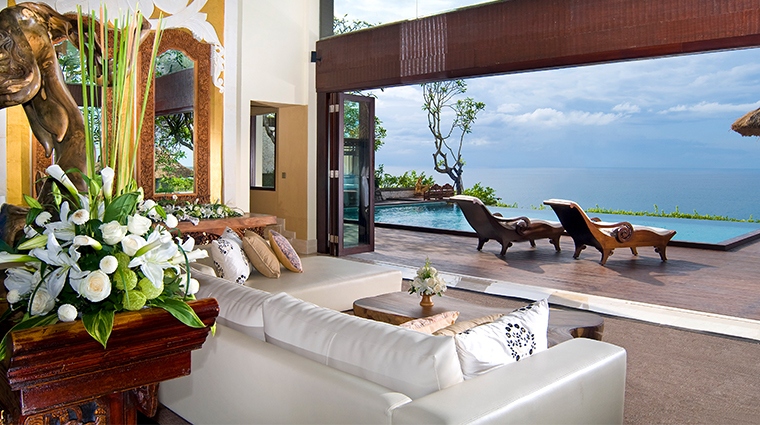 the villas at ayana resort bali villa living room