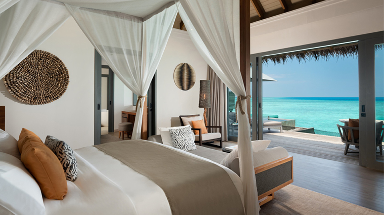 vakkaru maldives one bedroom over water pool residence bedroom