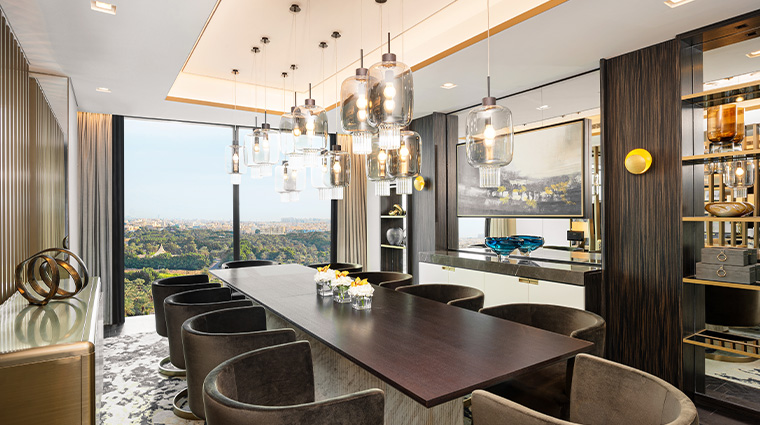 waldorf astoria kuwait presidential suite dining